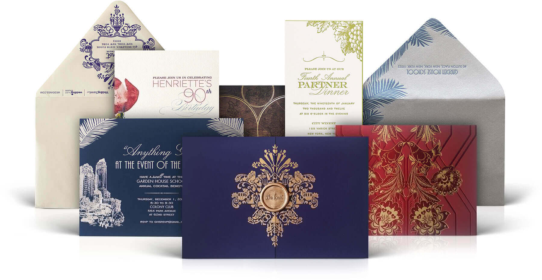 Social and corporate invitations and stationery